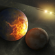 Illustration for article titled Binary stars could be causing massive planetary collisions